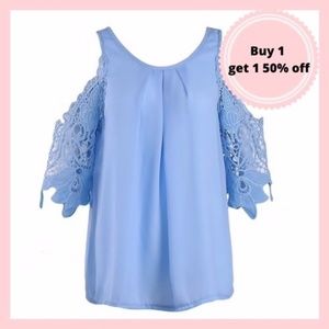 Periwinkle Blue Blouse